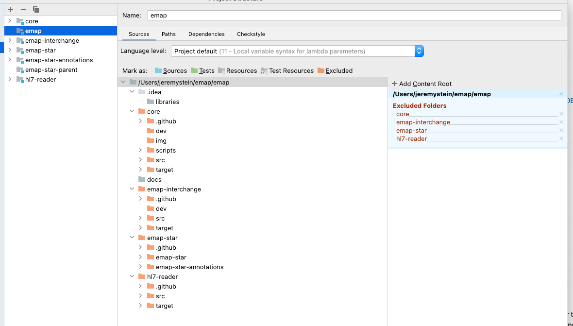 project root module